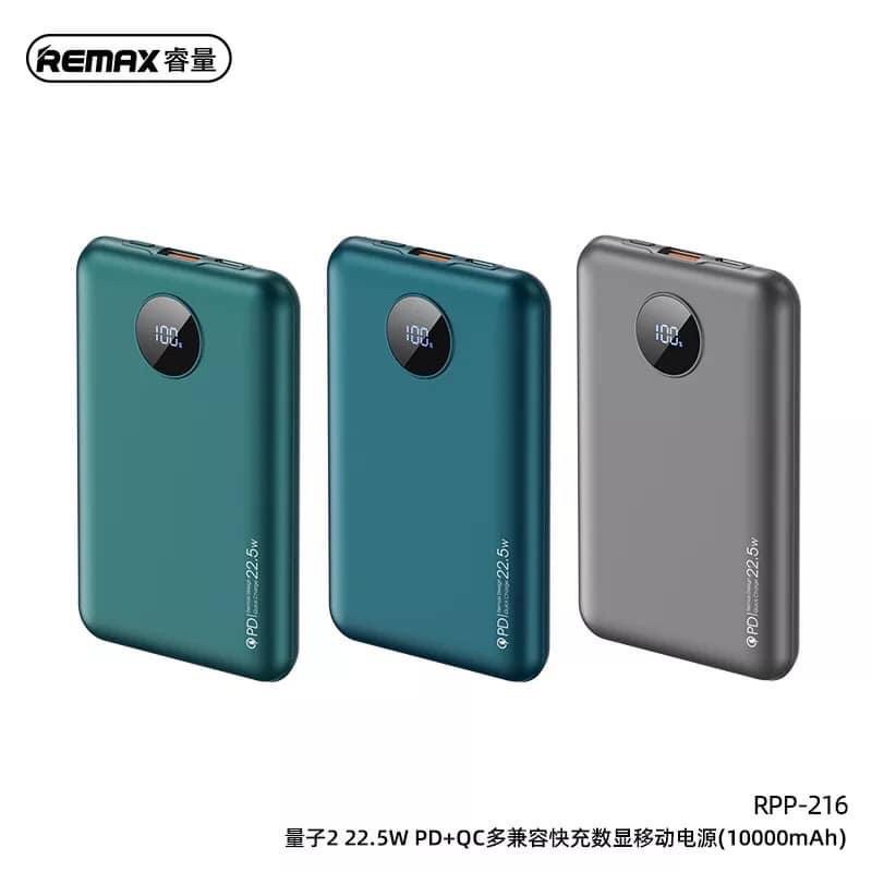 REMAX RPP-216 22.5W Super 10000mAh Slim & Super Mini Power Bank Dual ...