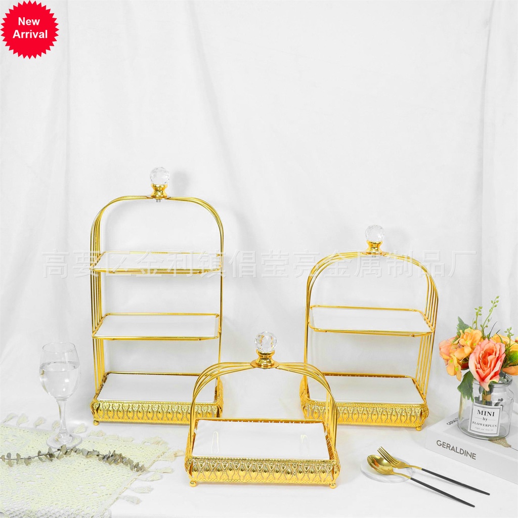 bird cage iron art ceramic afternoon tea cake party wedding dessert ...