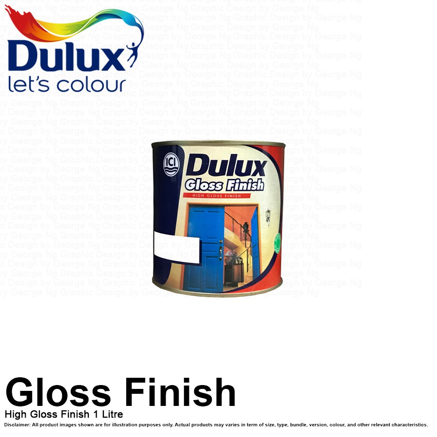 Dulux High Gloss Finish SolventBased One Litre (1L) Shopee Singapore