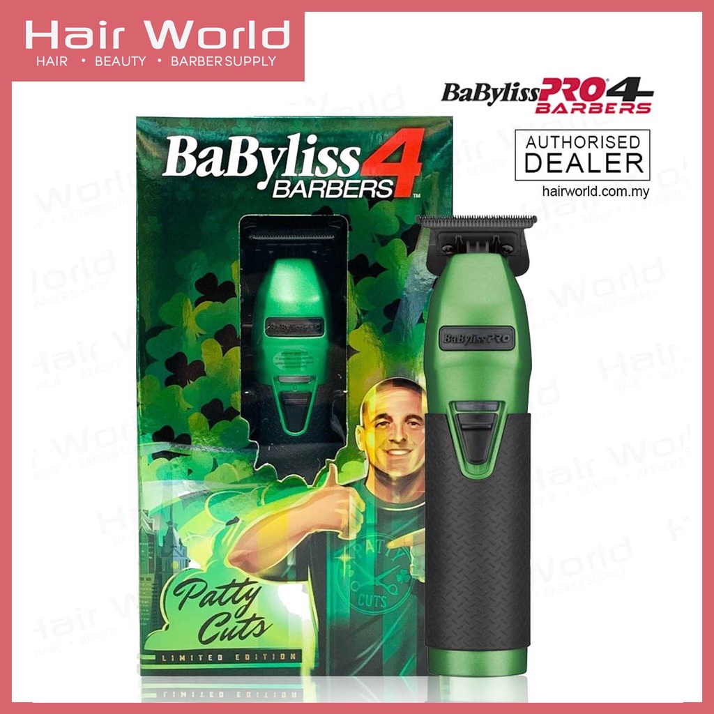 BABYLISS PRO GREEN & BLACK FX OUTLINING CORDLESS TRIMMER - PATTY CUTS ...