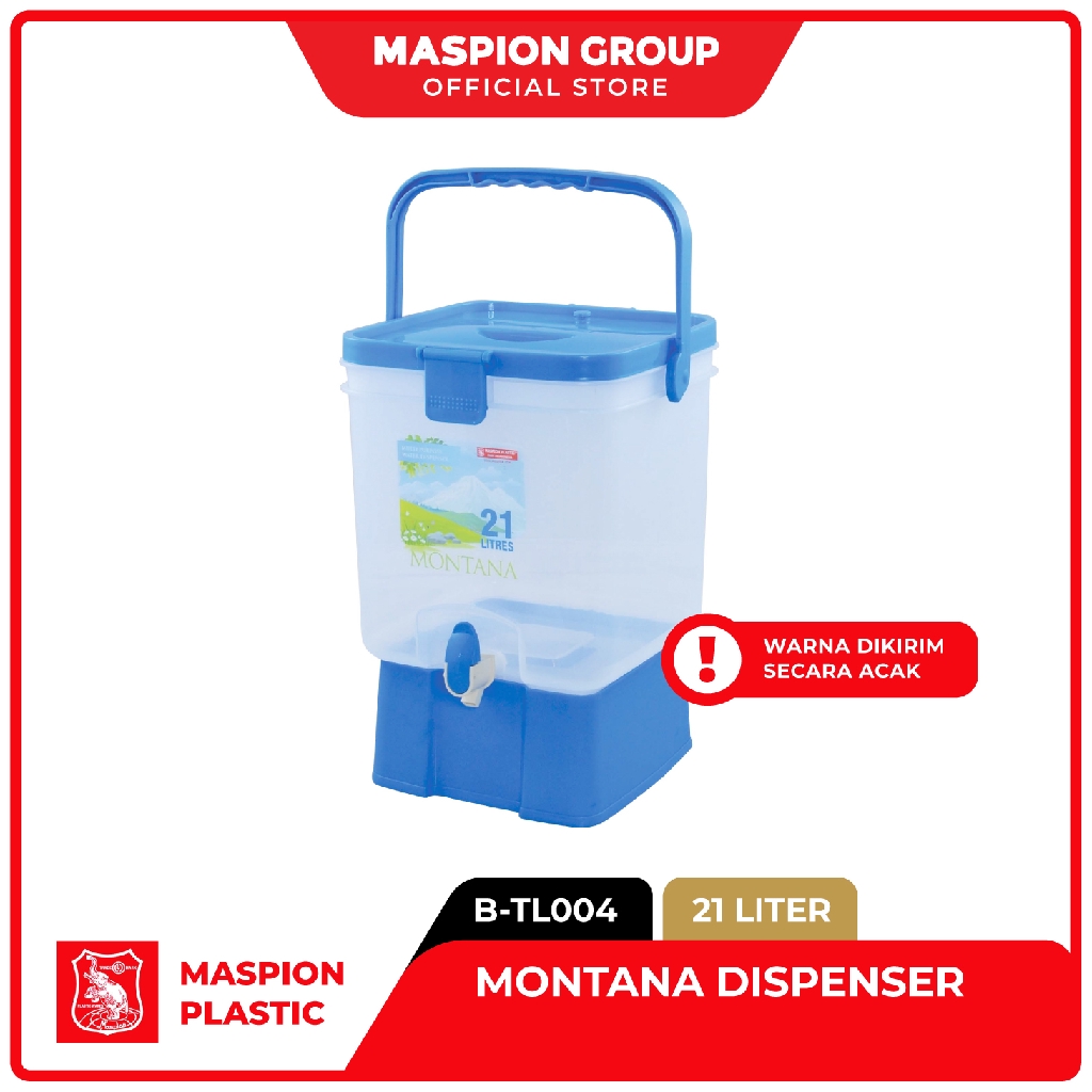 Maspion Dispenser Air Minum Plastik Montana Water Dispenser 21 Liter - Gambar 3