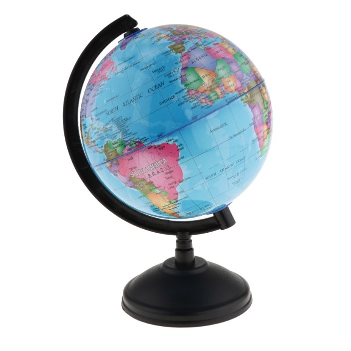 (3 Sizes) ArtLink WORLD GLOBE Rotating Swivel Map Regional Earth Atlas ...