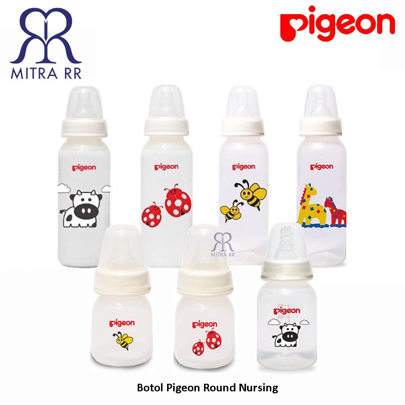 Pigeon 120 ml Nursing Bottle with Nipple (Yellow) - Pigeon