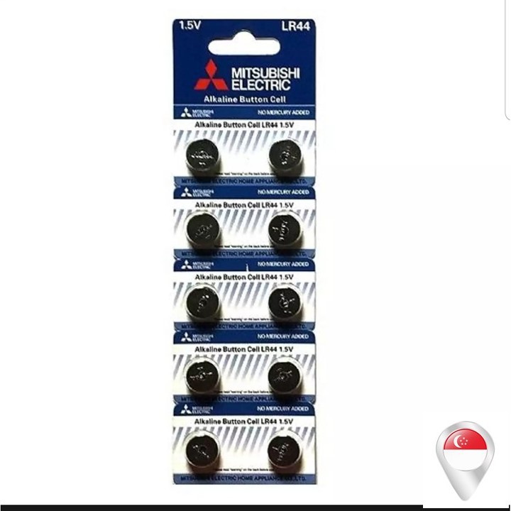 LR44 Kodak Mitsubishi Alkaline Button Cell Battery LR41 LR44 LR626 LR1130 Mitsubishi Electric ...