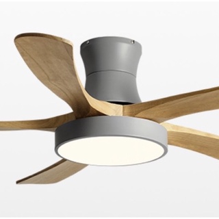 Ceiling Fan With Real Solid Wood Blades