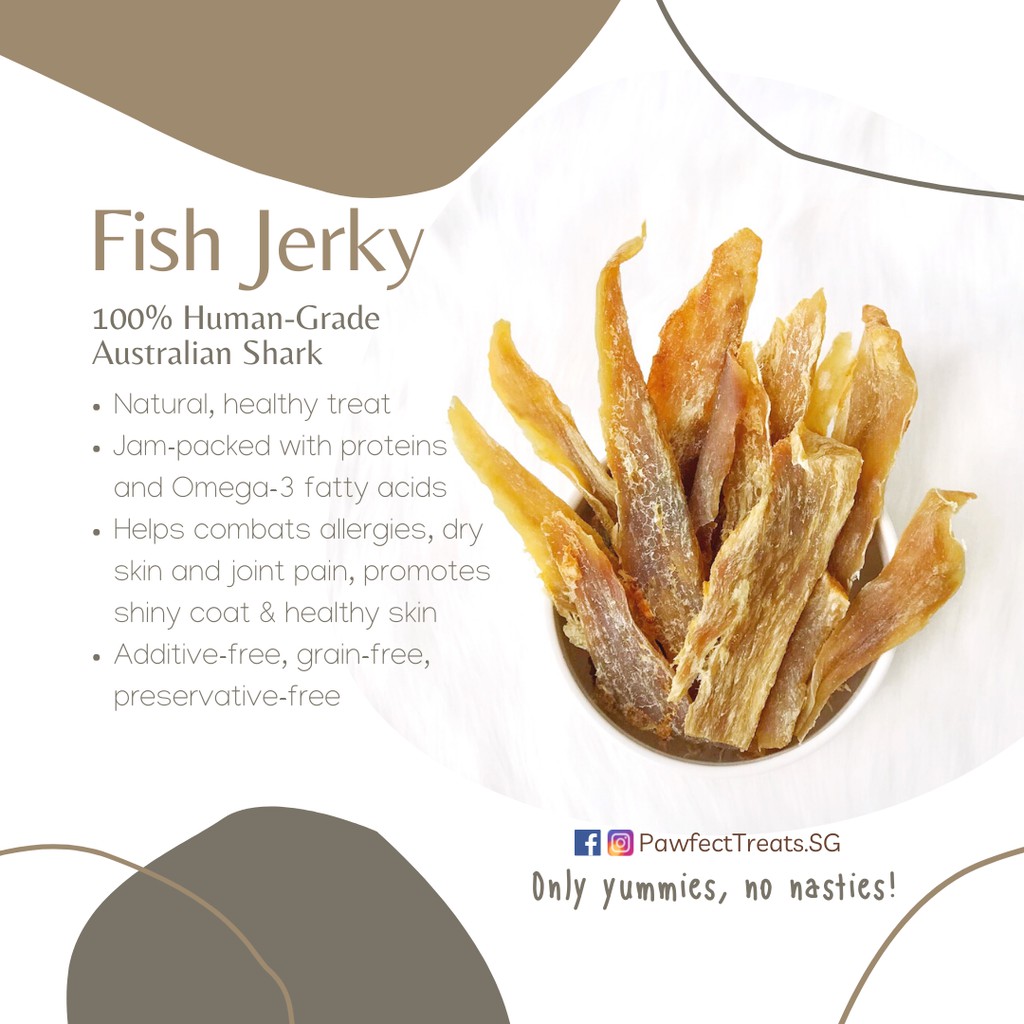 Dehydrated Air Dried Fish Jerky (Dog Treats, Pets) Shopee Singapore
