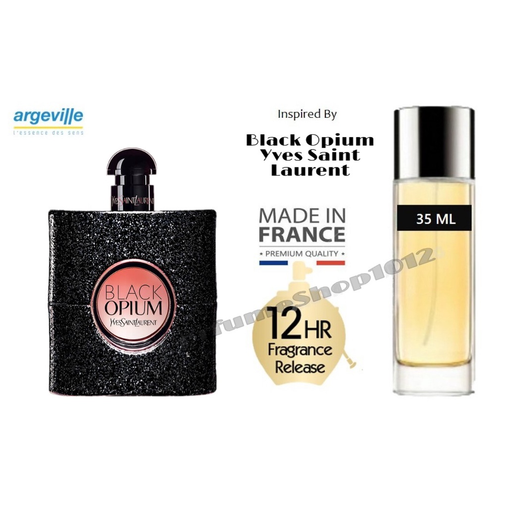 Argeville Perfume Long Lasting Parfum Inspired By Y.S.L Black O.pium ...