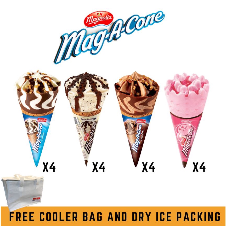 [Bundle Deal] Mag-A-Cone Ice Cream with FREE Cooler Bag and Dry Ice ...