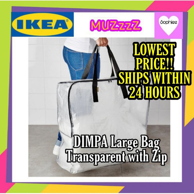 Ikea discount transparent bag