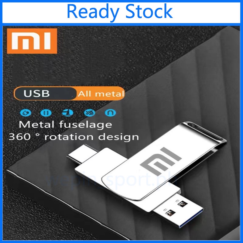 Xiaomi Original pendrive 2 In 1 OTG Metal 2TB 1TB 512GB 256GB 128GB ...