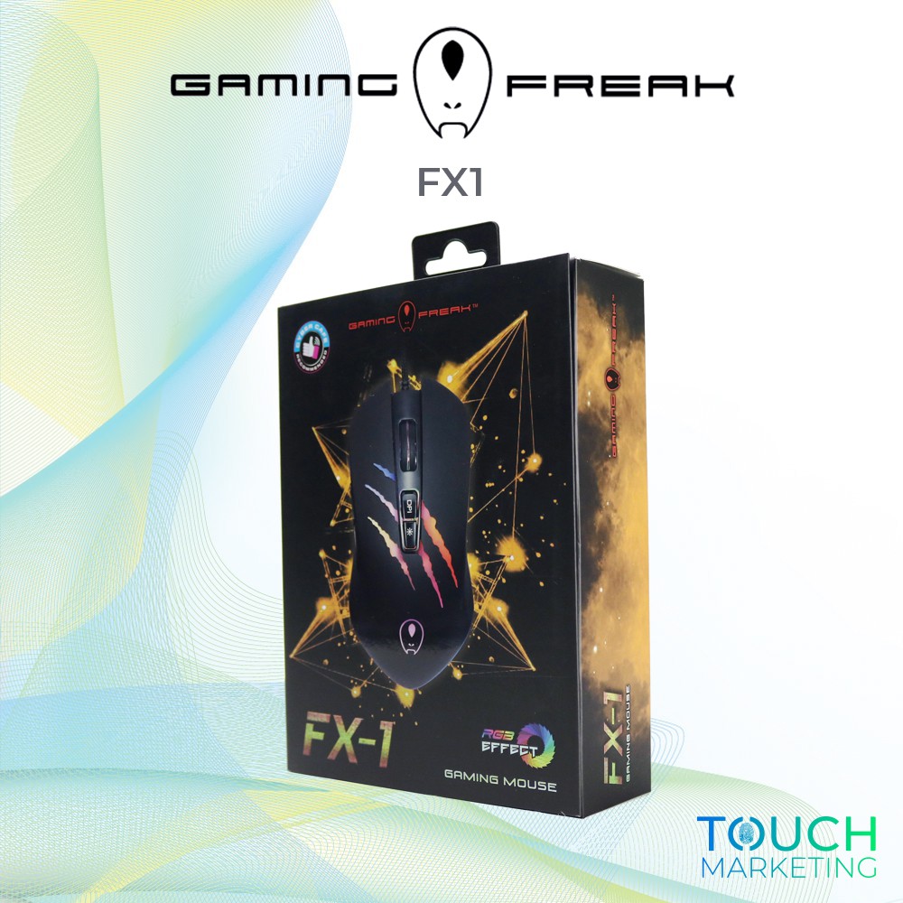 Gaming Freak GFM-FX1 RGB Gaming Mouse with software/6400DPI | Shopee ...