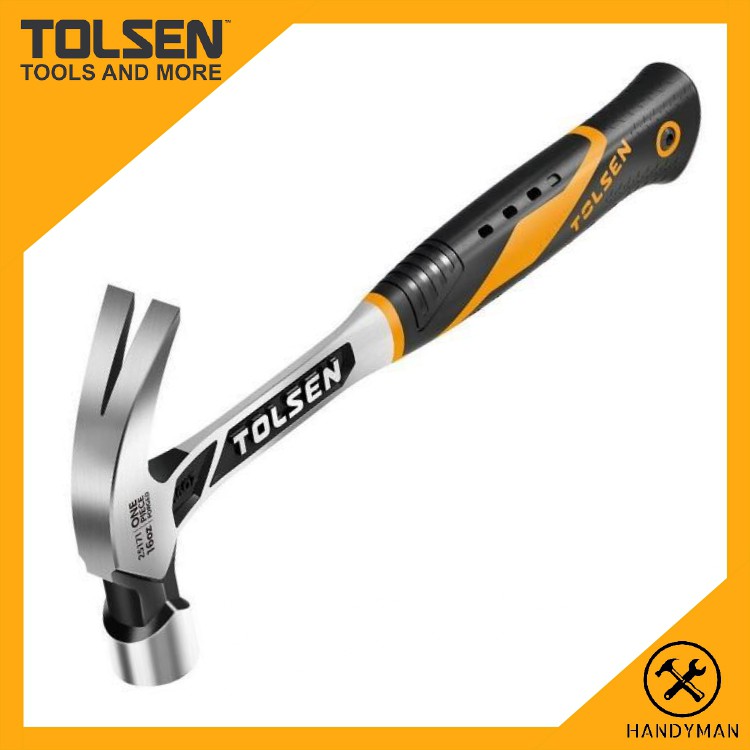 Tolsen Industrial One Piece Forged Claw Hammer 25171 | Shopee Singapore