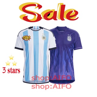 Mens Argentina 3-Star Campeon Mundial Commemorative Jersey