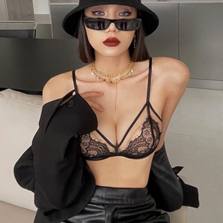 Women Ultra-thin Invisible Bras Sexy See Through Transparent Clear Push Up  Bra Ladies Soft TPU
