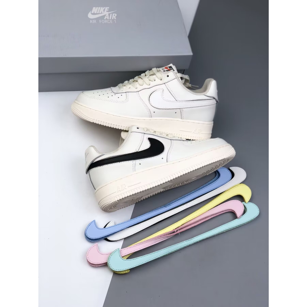 Nike af1 swoosh on sale pack white pastel