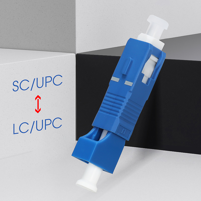 Adaptateur Fibre Optique SC Mâle Vers LC Femelle - Single Mode 9/125µm - Neuf
