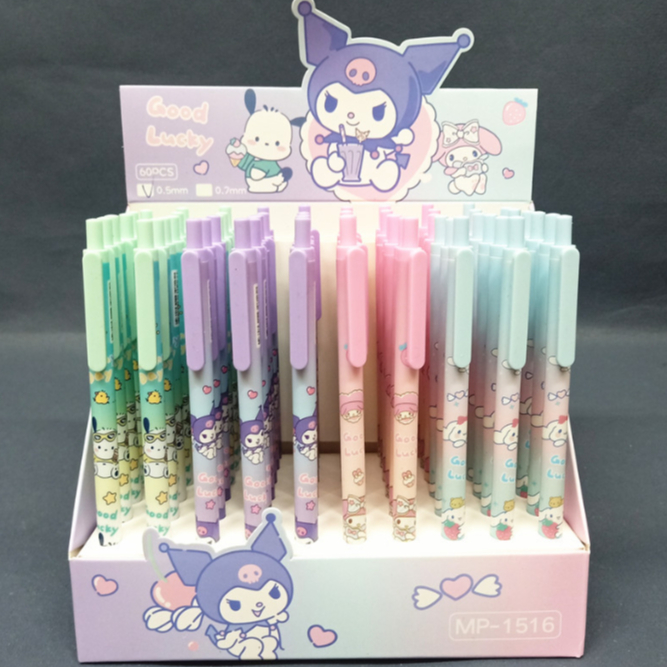 Cute Sanrio gradient color automatic pencil kuromi 0.5mm movable pencil ...