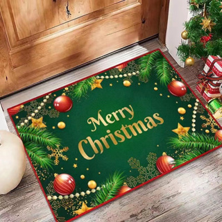 Festival Doormat, Winter Holiday Merry Christmas Doormat Outdoors/indoor  Floor Mats Rugs 40x60 Cm