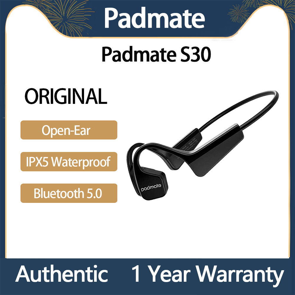 Original Padmate S30 Bone Conduction Open-Ear Sport Heasets Earbuds ...