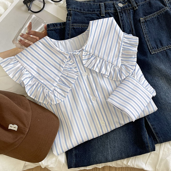 Bboshong Round Collar Blouse