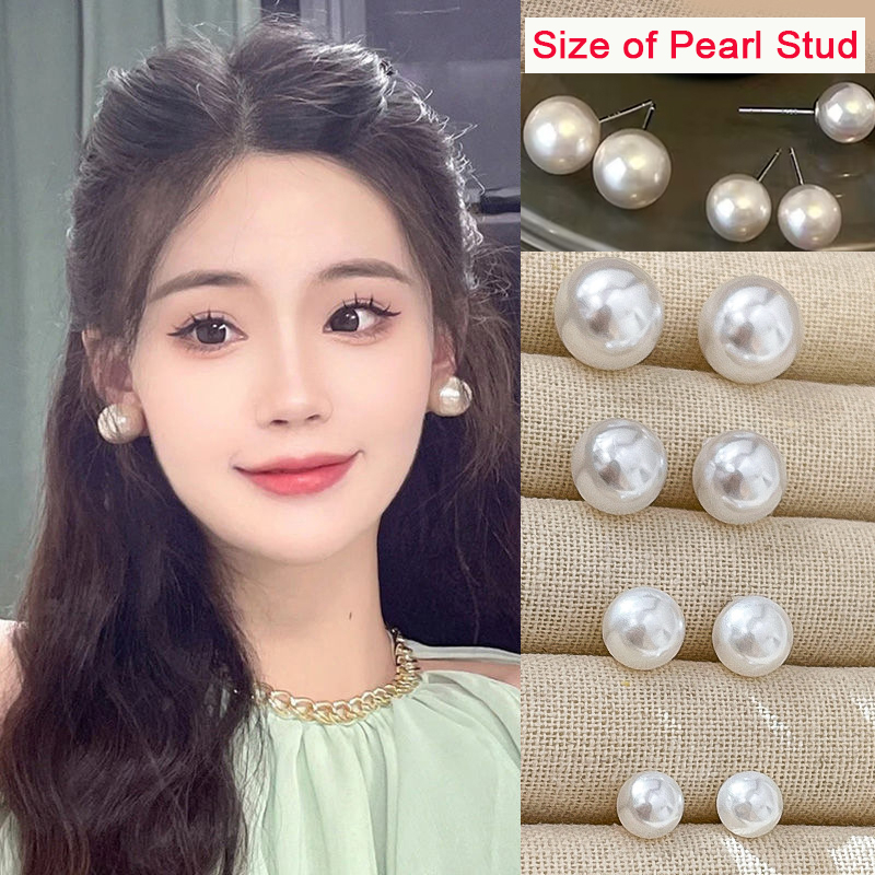 Funky sales pearl earrings