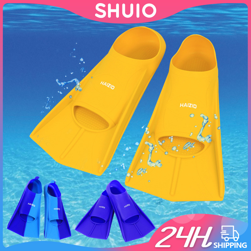 SHUIO Adults and Kids Swimming Fins professional Short Fins for Swimming Snorkeling Training