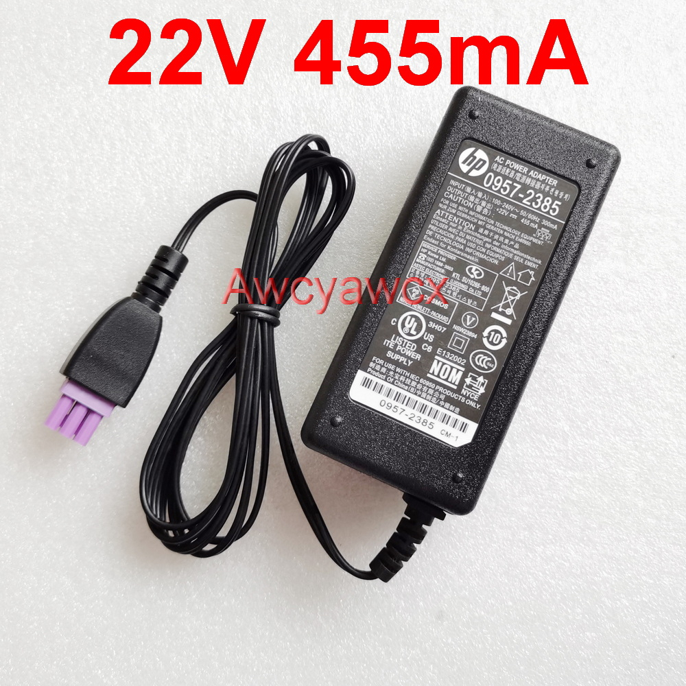 22V 455mA AC DC Adapter Power Supply Charger 0957-2385 / 0957-2403 for ...