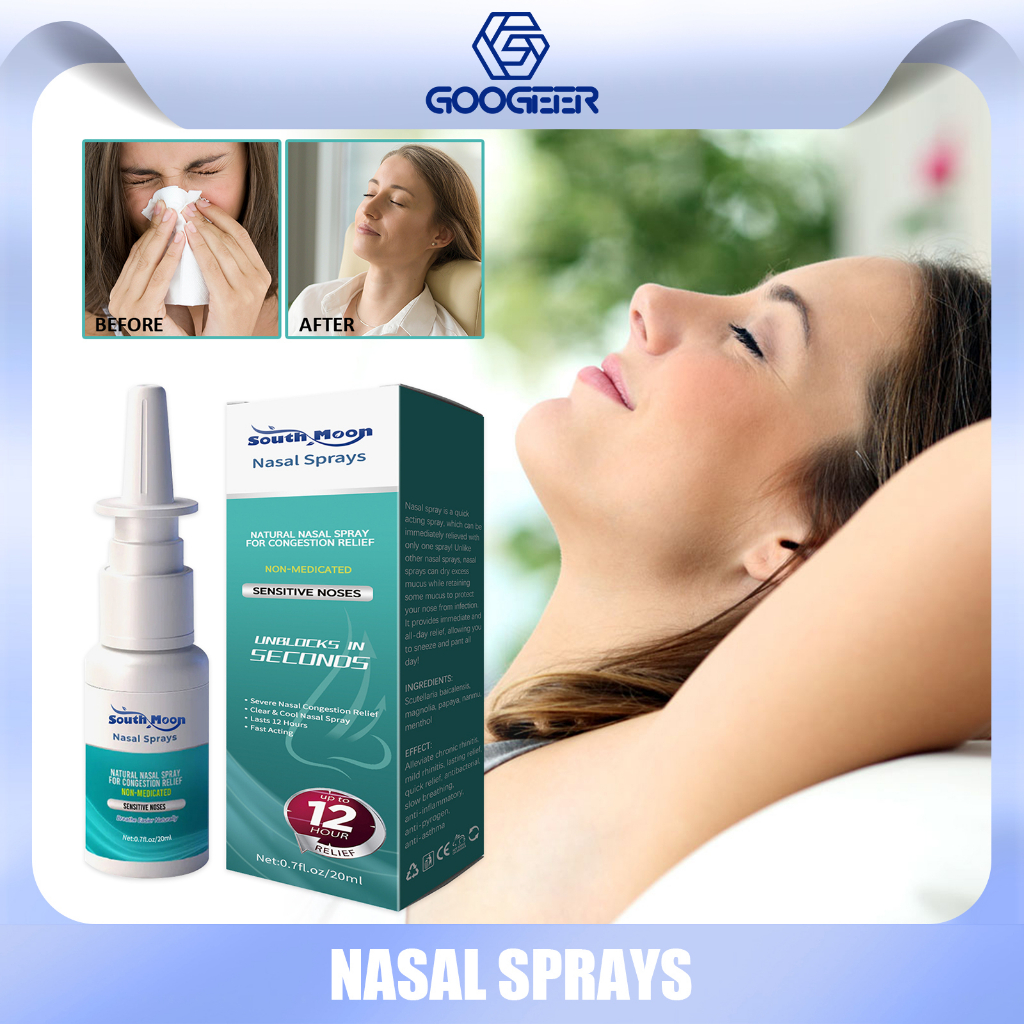 South Moon Herb Medical Nasal Spray for Sinus Rhinitis Sinusitis ...