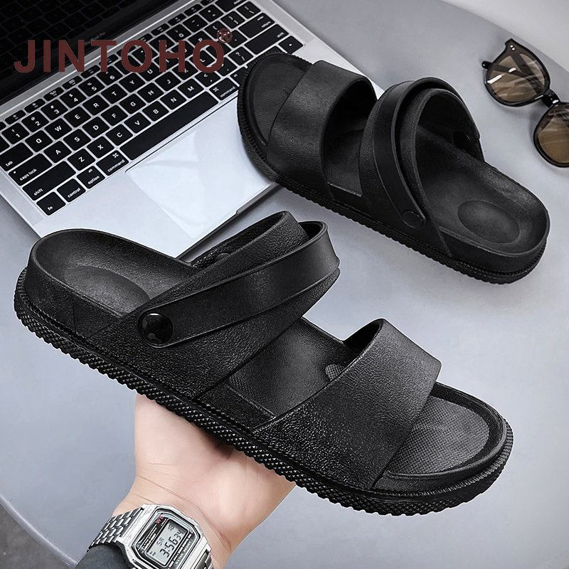 Mens fashion store slippers