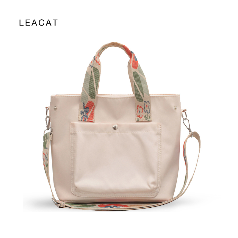 Leacat Fashion Nylon simple waterproof Shoulder Bag Lightweight Small Bag