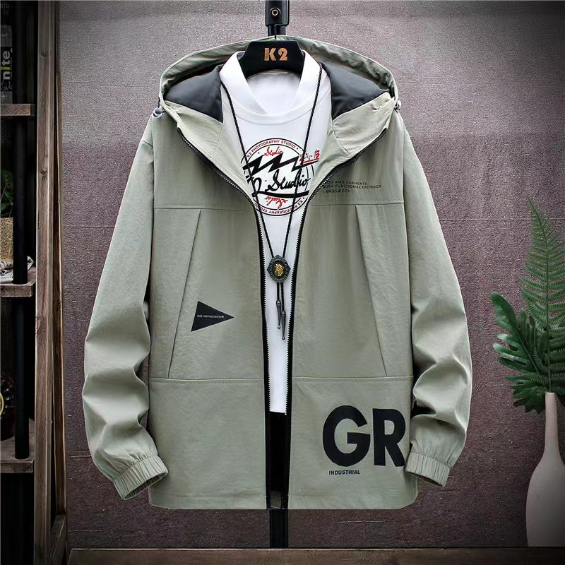M-9XL men's jacket autumn and winter tooling jacket plus fat to ...
