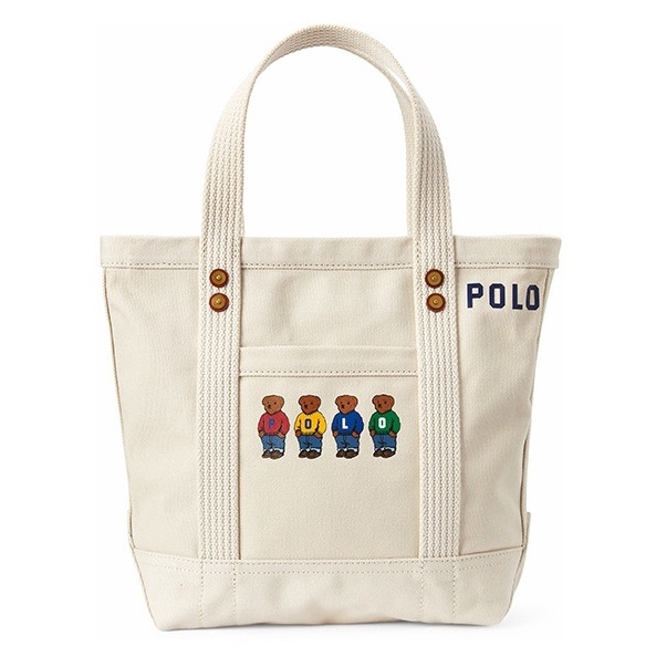 Ralph Four polo Bears Portable Canvas Bag Tote Shoulder | Shopee Singapore