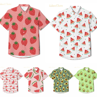 Hawaiian Shirt 3d Printed Fish Shirts For Men Summer Fashion Kawaii Men's  Clothing Unisex Short Sleeved Shirt Oversized Tops
