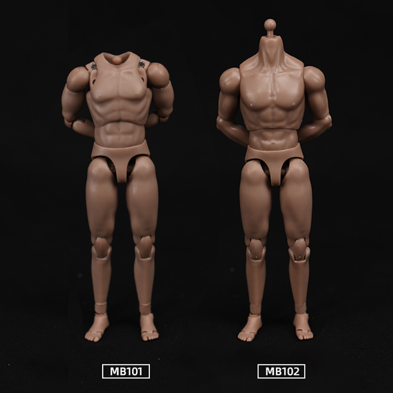 1/12 Scale MB101/MB102 Flexible 6inch Muscle Male Man Action
