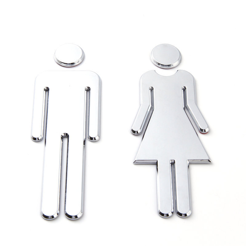 1Bag Funny Toilet sign creative sign For Toilet women sign men | Shopee ...