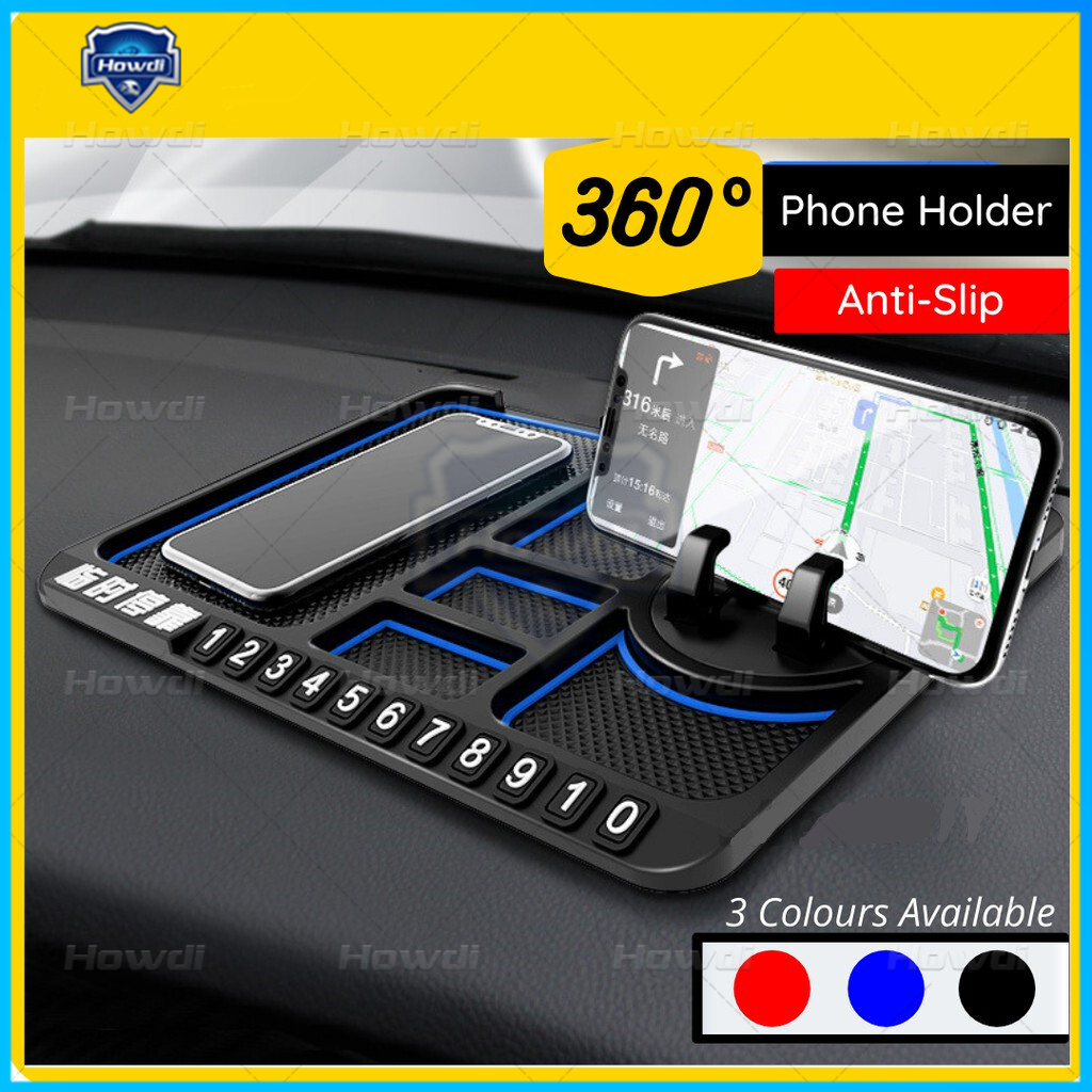 Silicone AntiSlip Mat Car Mobile Phone GPS Holder Car Dashboard Anti