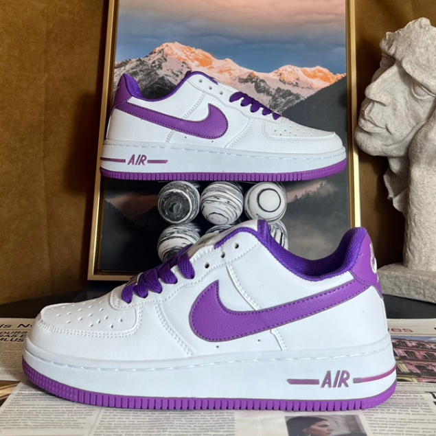 Purple and white hot sale air forces