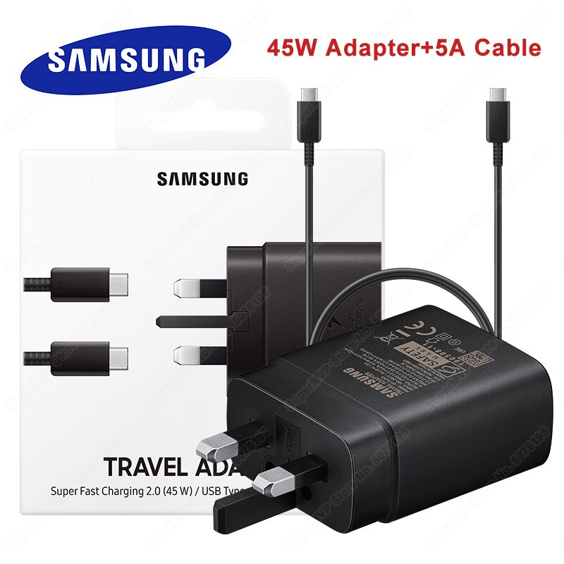 Original 45W USB C Super Fast Charger Type C Fast Charging Cable for Samsung  Galaxy S23 Ultra/S23/ S22/S22+/S22 Ultra/Note 20 Mobile Phone Travel  Adapter - China Samsung 45W Charger and Samsung 45W