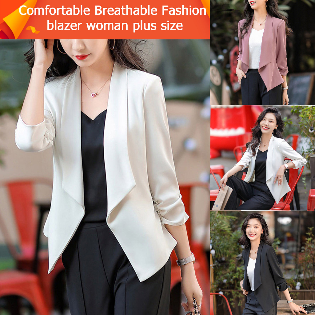 White plus sale size blazer