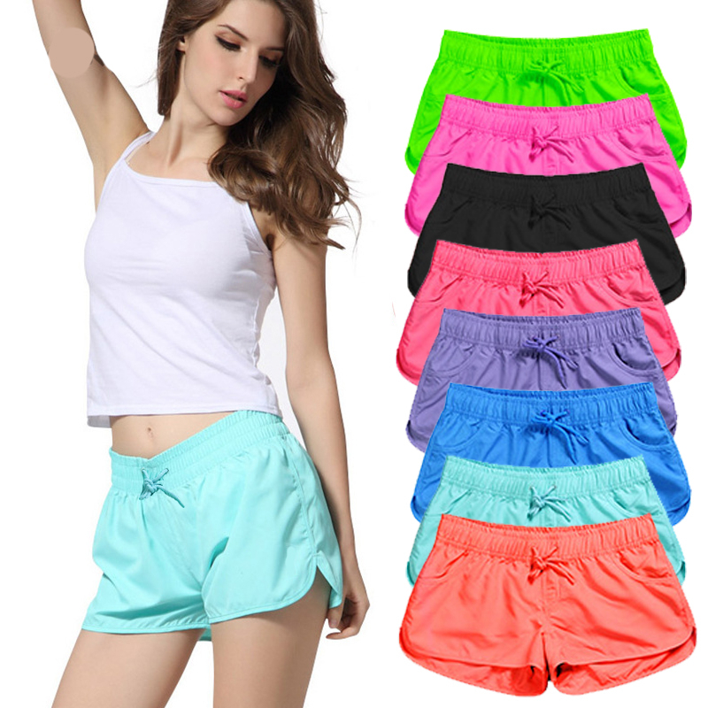 Quick-drying beach shorts/women's shorts/outdoor sports/plus size/beach ...