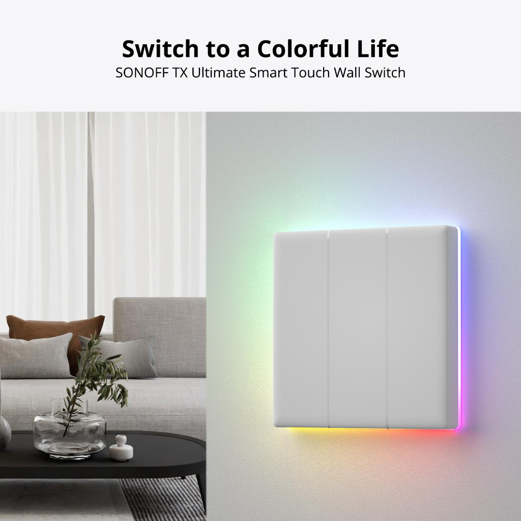 SONOFF T5 86 TX Ultimate WIFI Smart Touch Wall Switch Full Touch Access ...
