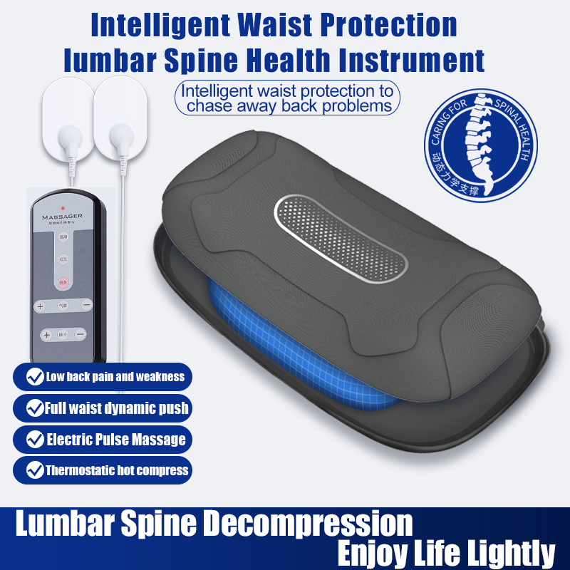 Electric Waist Massager Lumbar Traction Device Airbag Lumbar Support