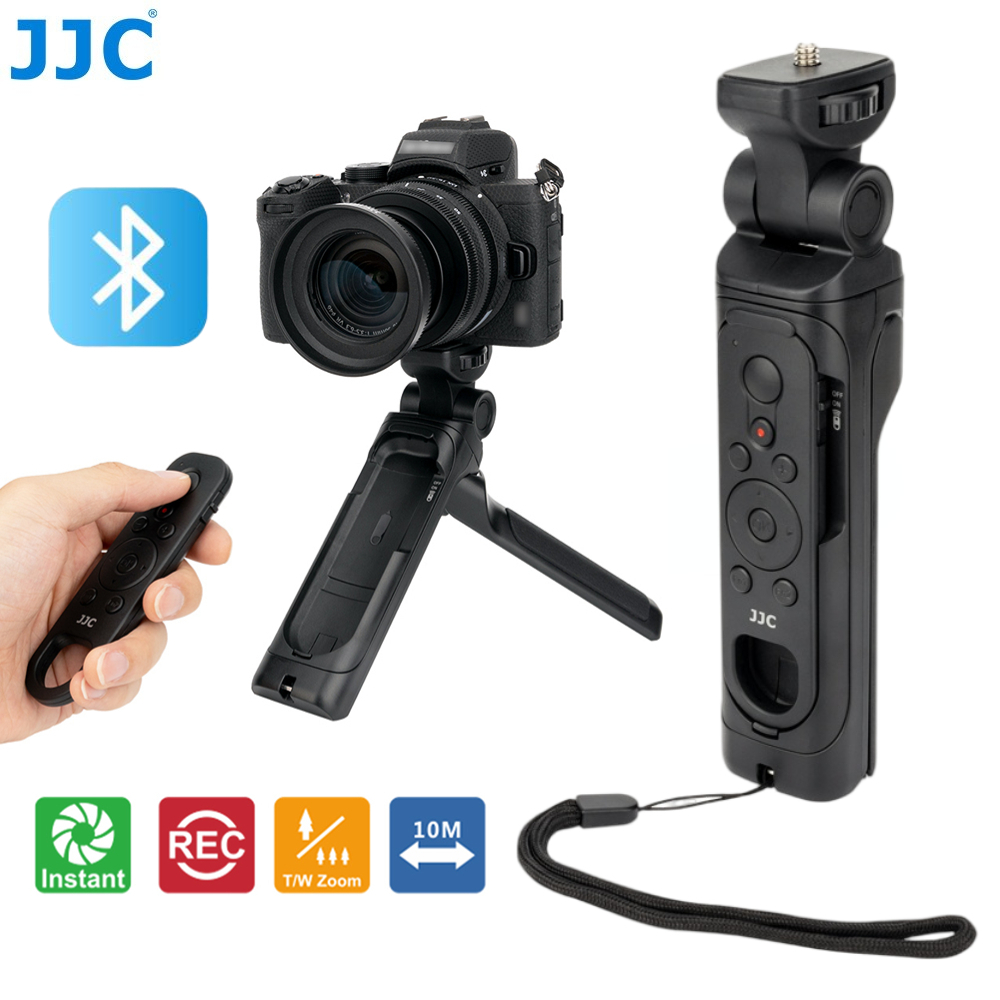 JJC TPN1 Camera Mini Tripod Grip with Bluetooth Remote Control Replace
