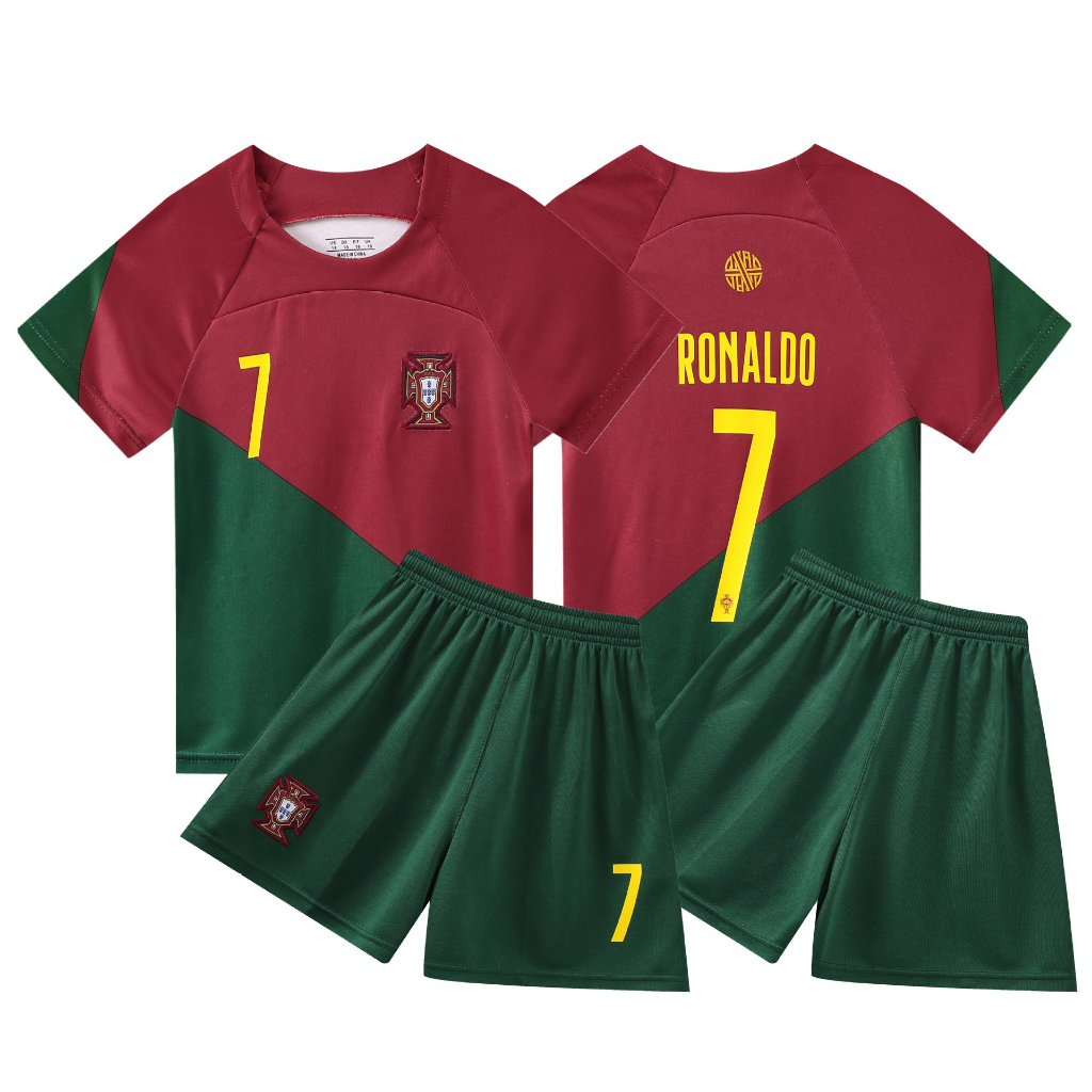 2022 Portuguesa Jersey Kids No.7 CR7 Home jersey football soccer ...