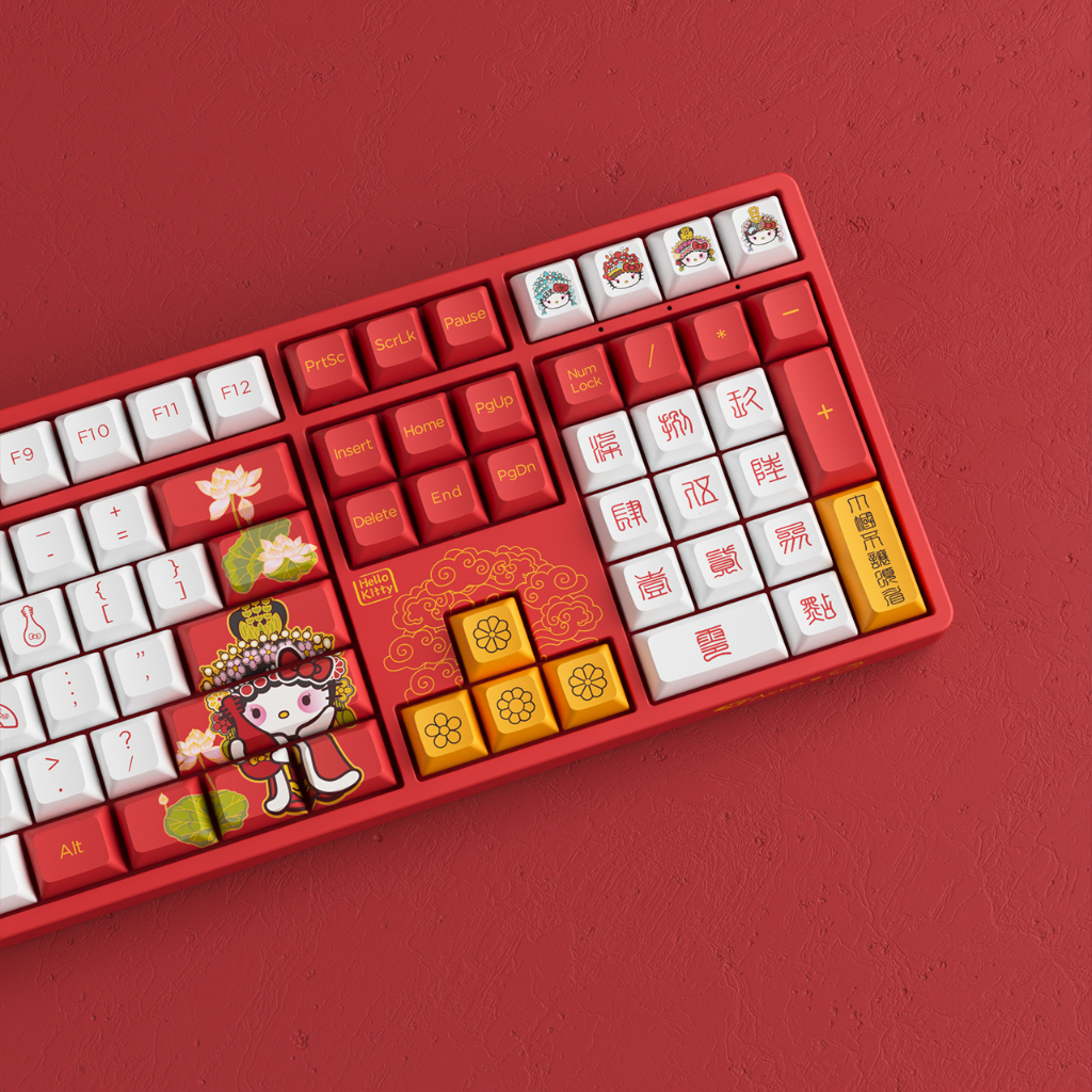 Akko Hello Kitty Peking Opera 5108S Wired Mechanical Keyboard with RGB ...