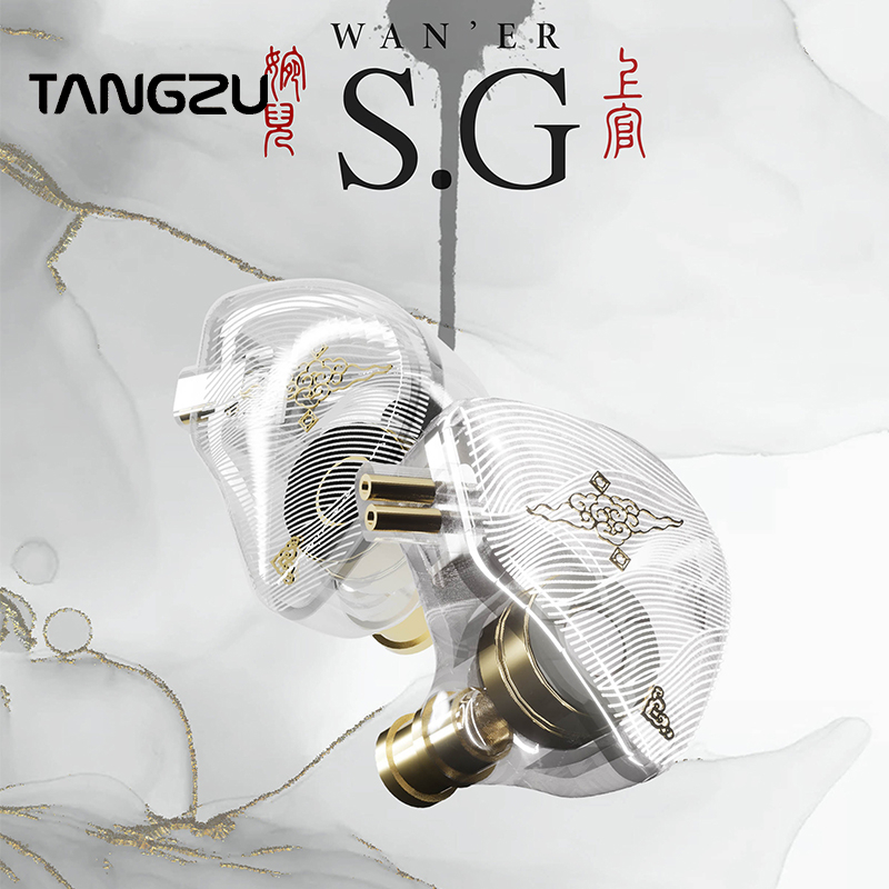 Tangzu Waner SG 10mm Dynamic Driver Earphone IEM Metal Composite Diaphragm  N52 Magnet 0.78 2pin Tz Wan er SG