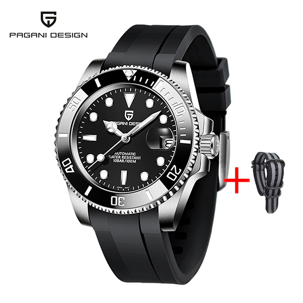 Pagani Design watch 40MM automatic watch Seiko NH35A watches men 100M submariner mechanical watch mens watch PD 1661