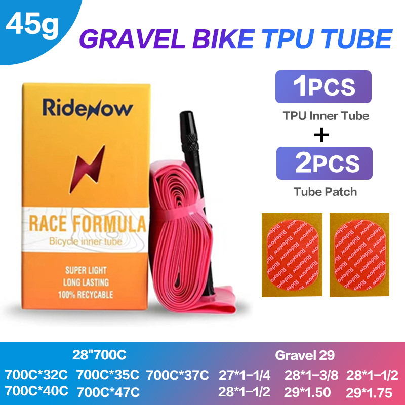 Inner Tube For Bikes RideNow Ultralight Bike Inner Tube 36g 45mm