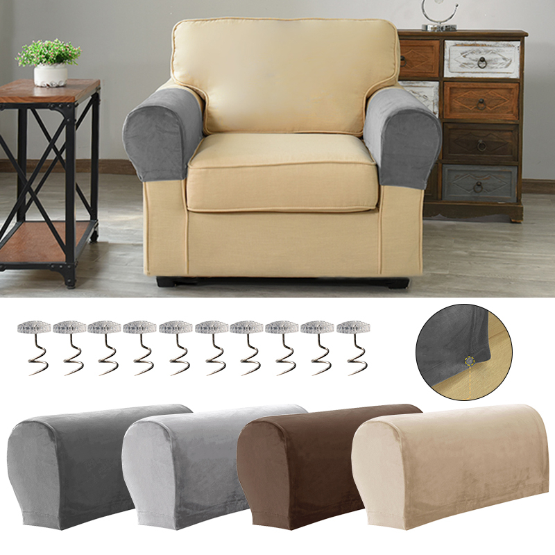 Stretch Armchair Covers Chair Arm Protector Cover Sofa Couch Recliner