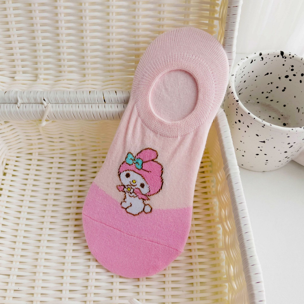 Japan Sanrio Original Crew Socks - Kuromi | Kawaii Limited